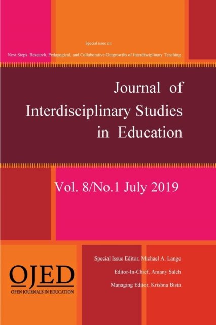 Cover for Jise Editors · Journal of Interdisciplinary Studies in Education, 2019 Vol 8 (1) (Paperback Bog) (2019)