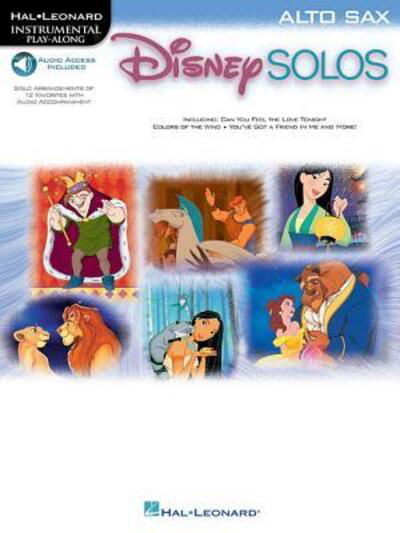 Cover for Disney solos altsax + cd (Bok) (2013)