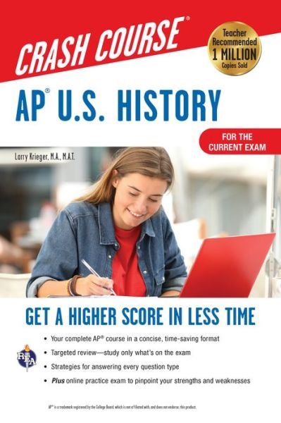 Cover for Larry Krieger · Ap (r) U.S. History Crash Course, Book + Online (Paperback Book) (2020)