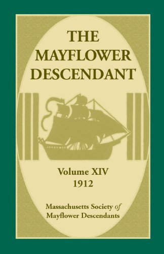 Cover for Mass Soc of Mayflower Descendants · The Mayflower Descendant, Volume 14, 1912 (Paperback Book) (2013)