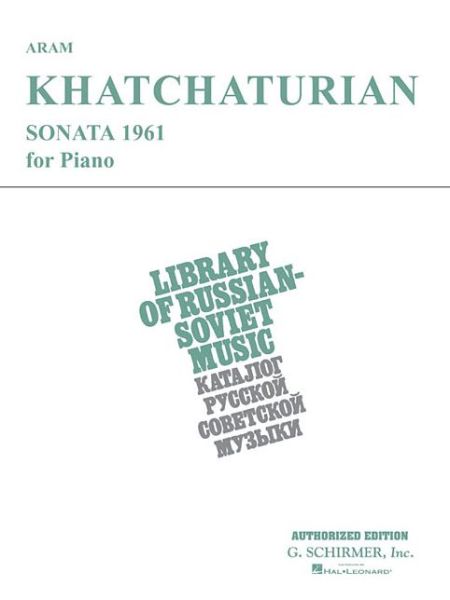 Cover for Aram Khachaturian · Sonata (1961) (Paperback Book) (1986)