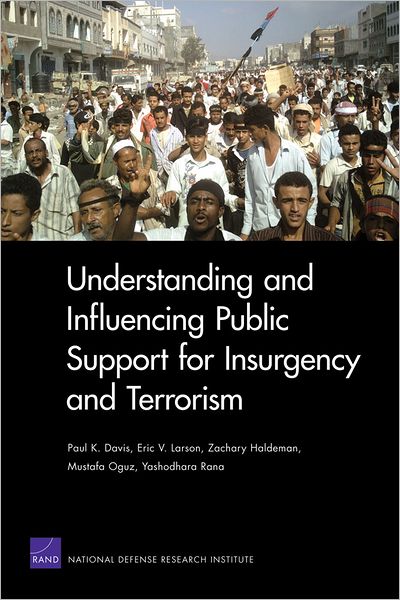 Cover for Paul K. Davis · Understanding and Influencing Public Support for Insurgency and Terrorism (Paperback Book) (2012)