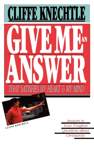 Cover for Cliffe Knechtle · Give Me an Answer (Pocketbok) [Print on Demand edition] (1986)