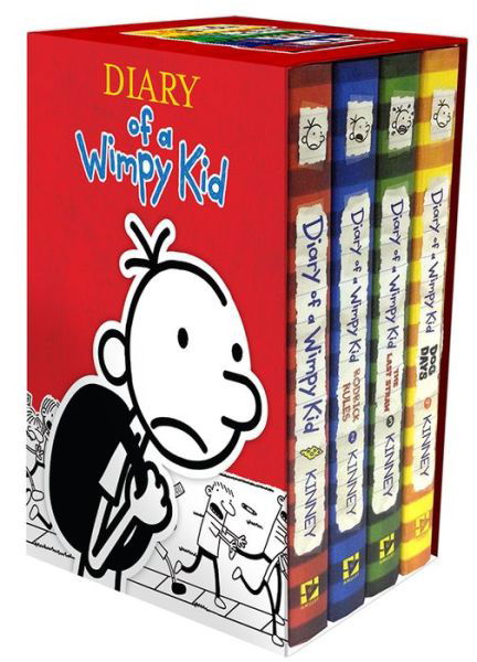Diary of a Wimpy Kid Box of Books 1-4 - Jeff Kinney - Böcker - Amulet Books - 9781419716690 - 7 oktober 2014