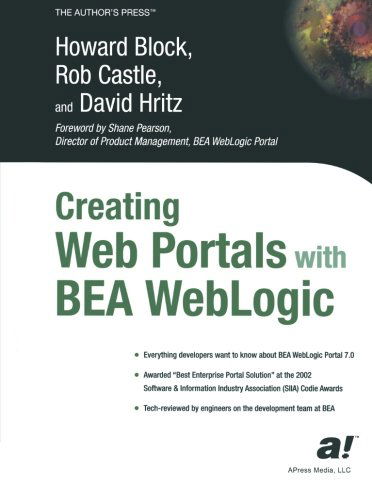 Cover for Rob Castle · Creating Web Portals with BEA WebLogic (Paperback Book) [Softcover reprint of the original 1st edition] (2003)