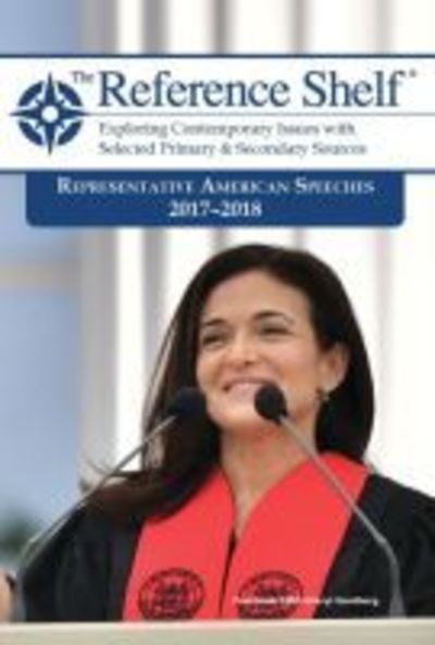 Cover for HW Wilson · Representative American Speeches, 2017-2018 - Reference Shelf (Taschenbuch) (2019)