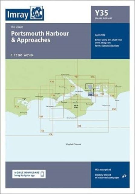 Cover for Imray · Imray Chart Y35: Portsmouth Harbour and Approaches (Small Format) - Y Charts (Map) [New edition] (2022)