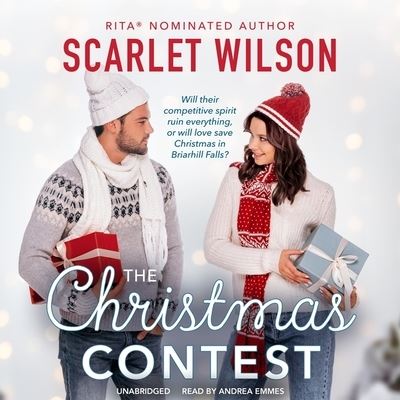 Cover for Scarlet Wilson · The Christmas Contest Lib/E (CD) (2021)