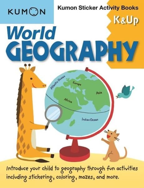 Cover for Kumon · World Geography K &amp; Up: Sticker Activity Book (Paperback Book) (2018)