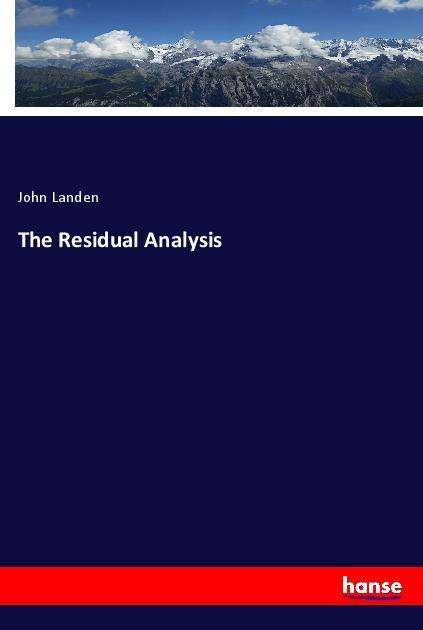 Cover for Landen · The Residual Analysis (Book) (2022)