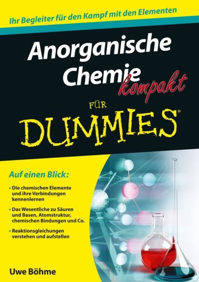 Cover for Uwe Bohme · Anorganische Chemie kompakt fur Dummies - Fur Dummies (Pocketbok) (2014)