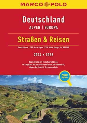 Cover for MARCO POLO Straßen &amp; Reisen 2024/2025 Deutschland 1:300.000 (Book) (2023)