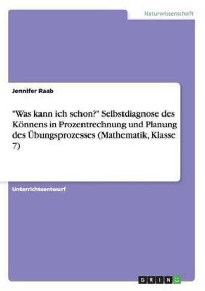 Cover for Raab · &quot;Was kann ich schon?&quot; Selbstdiagno (Book) (2016)