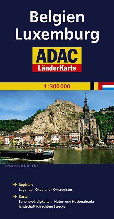 Cover for ADAC Verlag · ADAC LänderKarte: Belgien - Luxemburg (Hardcover Book) (2013)