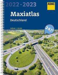 Cover for ADAC Verlag · ADAC Maxiatlas Deutschland 2022/2023 (Spiral Book) (2021)