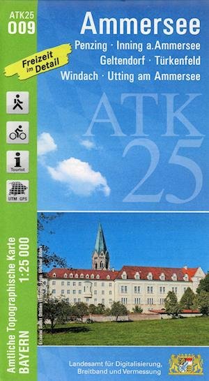 Cover for LDBV Bayern · Ammersee 1 : 25 000 (Kort) (2021)