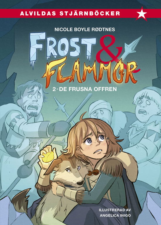 Cover for Frost och flammor 2: De frusna offren (Inbunden Bok) (2023)