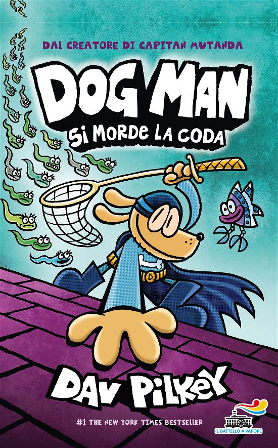 Cover for Dav Pilkey · Dog Man Si Morde La Coda (Bok)