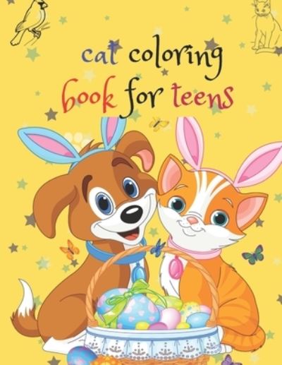 Cover for Nirmal Bikash · Cat Coloring Book for Teens (Paperback Book) (2021)