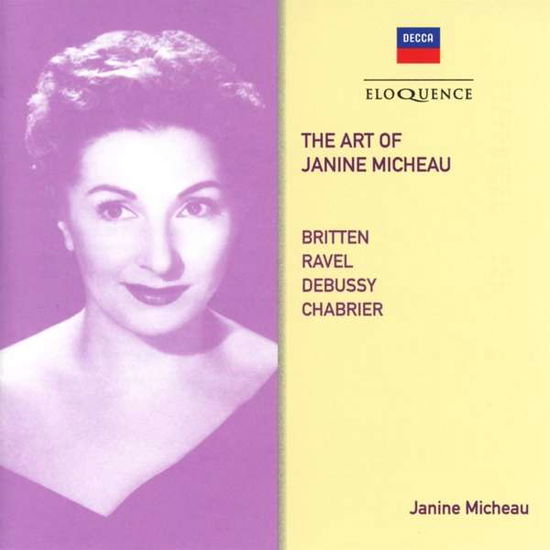 Art of Janine Micheau - Janine Micheau - Music - ELOQUENCE - 0028948247691 - May 18, 2018