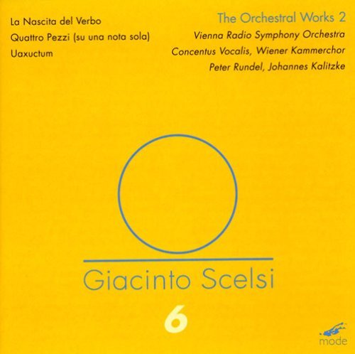 Cover for Concentus Vocalis / Vienna Cc · Scelsi / The Orchestral Works - 2 (DVD) (2018)