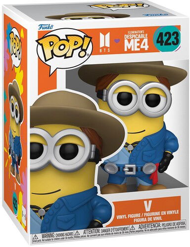 FUNKO POP! Movies: Despicable Me 4 - V - BTS Funko Pop! Rocks: - Produtos - Funko - 0889698859691 - 5 de dezembro de 2024