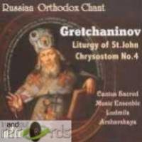 Liturgy Of St. John Chrysostom - A. Gretchaninov - Música - ALTO - 0894640001691 - 1 de março de 2010