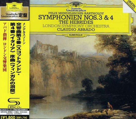 Cover for Claudio Abbado · Mendelssohn: Symphonies Nos. 3 &amp; 4 (CD) (2011)