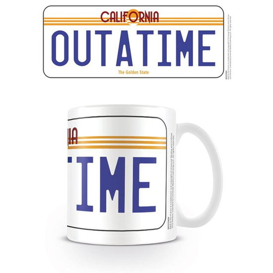 Cover for Back To The Future · BACK TO THE FUTURE - Mug - 300 ml - License Plate (MERCH) (2019)