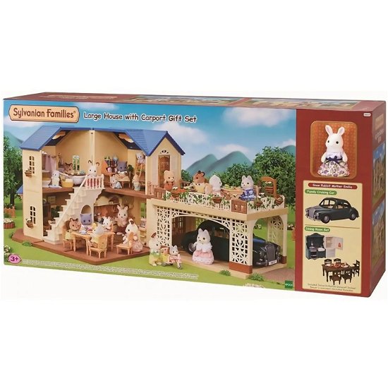 Cover for Sylvanian Families · Large House With Carport Gift Set (5669) (Leksaker)