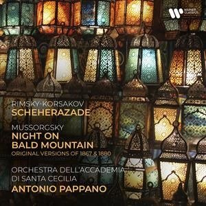 Rimsky-Korsakov: Scheherazade & Mussorgsky: Night On Bald Mountain - Pappano, Antonio & Orchestra Dell'accademia Nazionale Di Santa Cecilia - Musik - WARNER CLASSICS - 5054197933691 - 22. März 2024