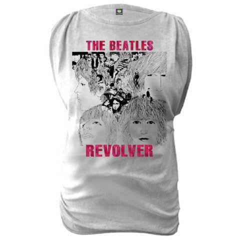The Beatles Revolver Ladies White / grey OilWashed Foil Det - The Beatles - Merchandise - Apple Corps - Apparel - 5055295322691 - 