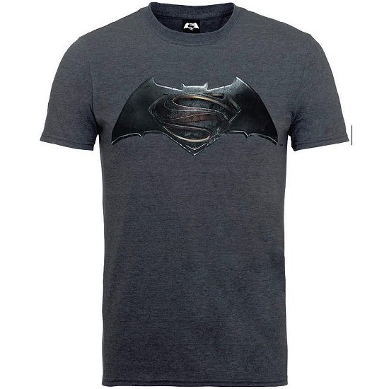 Logo Shield Tweed - Batman V Superman =t-shir - Merchandise - ROFF - 5055979934691 - April 11, 2016