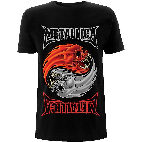 Metallica Unisex T-Shirt: Yin Yang - Metallica - Marchandise - PHD - 5056187734691 - 23 avril 2021