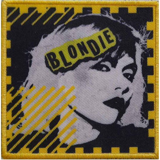 Blondie Standard Printed Patch: Punk Logo Mono - Blondie - Merchandise -  - 5056561040691 - 