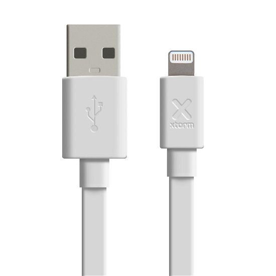 Cover for Xtorm · Xtorm Flat USB to Lightning cable (1m) White (ACCESSORY)