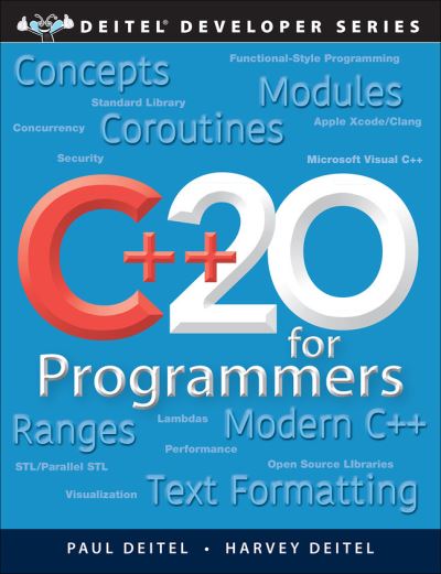 Cover for Paul Deitel · C++20 for Programmers: An Objects-Natural Approach - Deitel Developer Series (Paperback Book) (2022)