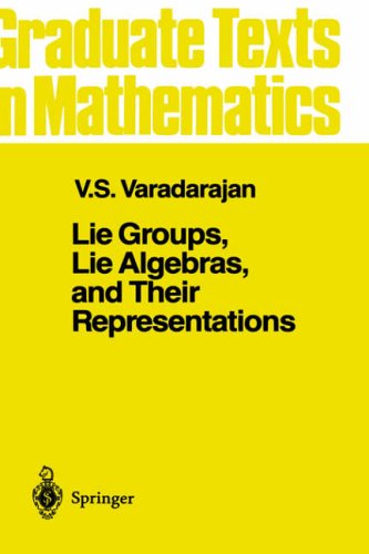 Cover for Veeraualli Seshadri Varadarajan · Lie Groups, Lie Algebras, and Their Representations - Graduate Texts in Mathematics (Hardcover Book) [1st Ed. 1974. 2nd Printing 1984 edition] (1984)