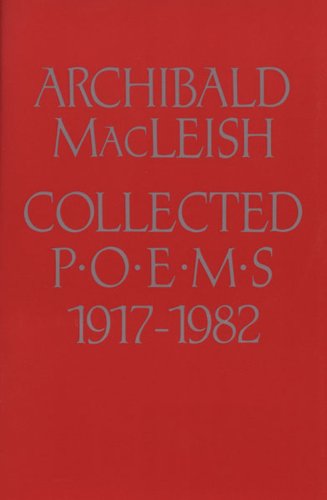 Cover for Archibald Macleish · Collected Poems 1917 to 1982 (Pocketbok) (1985)