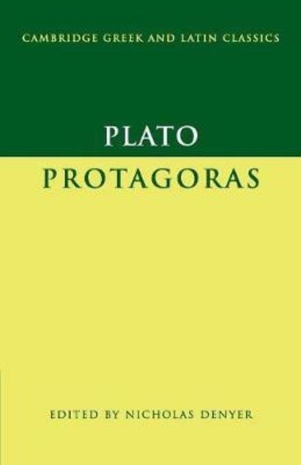 Cover for Plato · Plato: Protagoras - Cambridge Greek and Latin Classics (Paperback Bog) (2008)
