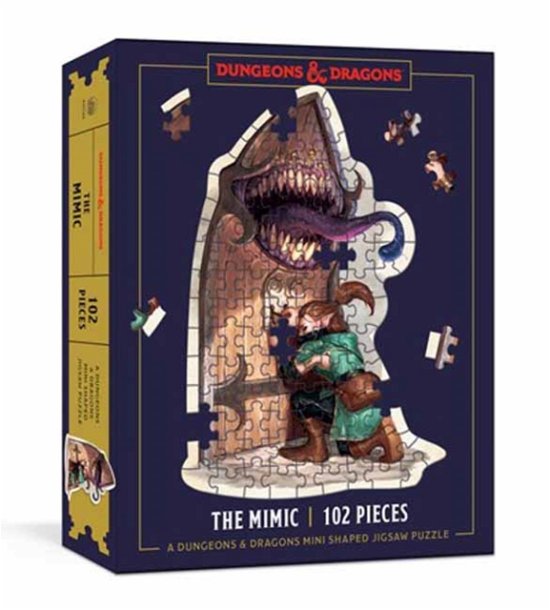 Licensed, Official Dungeons & Dragons · Dungeons & Dragons Mini Shaped Jigsaw Puzzle: The Mimic Edition: 102-Piece Collectible Puzzle for All Ages (GAME) (2023)