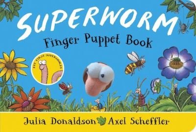 Cover for Julia Donaldson · Superworm Finger Puppet Book - the wriggliest, squiggliest superhero ever! (Hardcover Book) (2021)