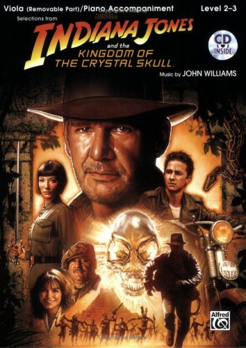 Cover for John · Indiana Jones and the Kingdom of the Crystal Skull Instrumental Solos for Strings: Viola (Book &amp; Cd) (Pop Instrumental Solo) (Paperback Bog) (2008)