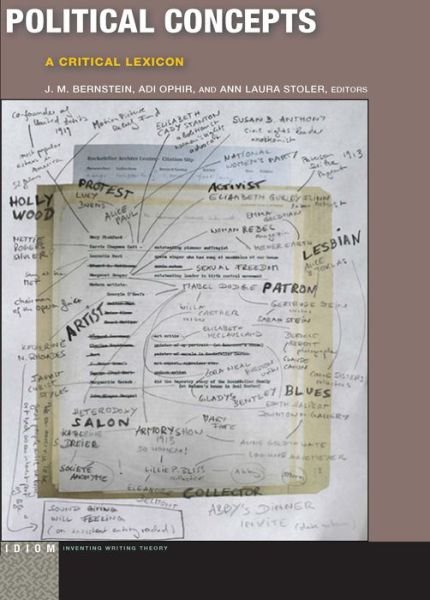 Cover for Adi M. Ophir · Political Concepts: A Critical Lexicon - Idiom: Inventing Writing Theory (Pocketbok) (2018)