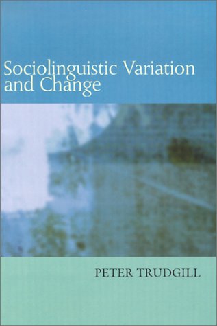 Cover for Peter Trudgill · Sociolinguistic Variation and Change (Taschenbuch) (2001)