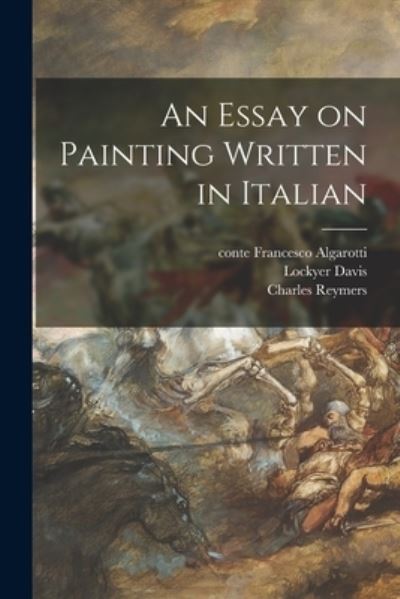 Cover for Lockyer 1719-1791 Davis · An Essay on Painting Written in Italian (Paperback Book) (2021)