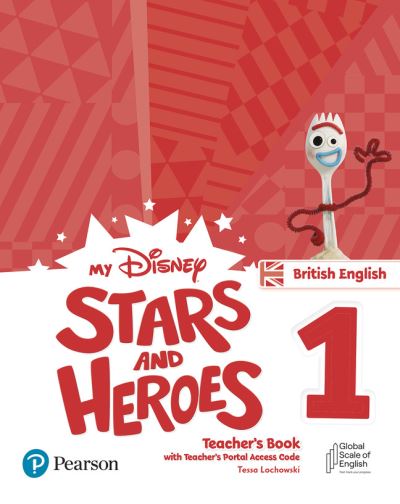 Cover for My Disney Stars and Heroes British Edition Level 1 Teacher's Book with eBooks and Digital Resources - Friends and Heroes (Book) (2023)
