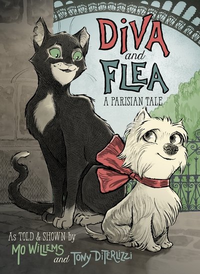 Cover for Mo Willems · Diva and Flea: A Parisian Tale (Paperback Book) (2017)