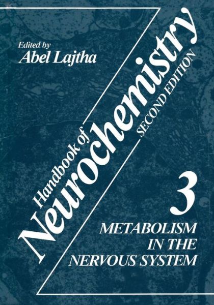 Cover for Abel Lajtha · Metabolism in the Nervous System (Paperback Book) [Softcover reprint of the original 1st ed. 1983 edition] (2013)