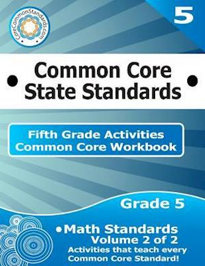 Cover for Corecommonstandards Com · Fifth Grade Common Core Workbook: Math Activities: Volume 2 of 2 (Paperback Book) (2014)